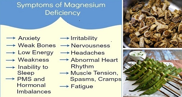 Foods high in magnesium and calcium