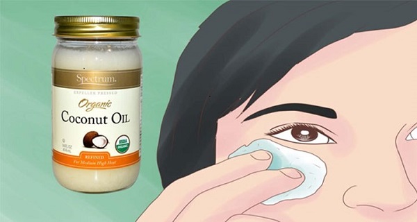 coconut oil at night on face