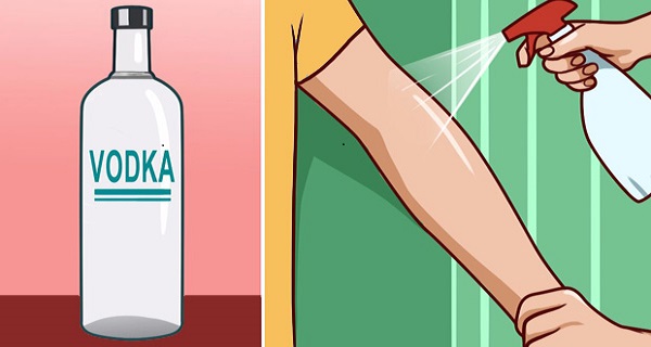 use vodka to remove odor from clothes