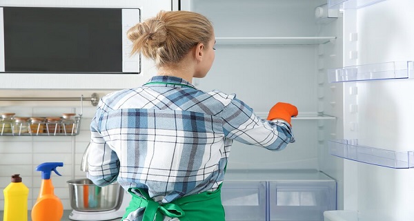 how to clean stainless steel refrigerator